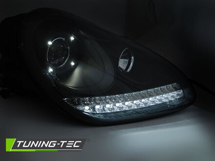 Predné svetlá Porsche Cayenne 2002-2006 Black Predné svetlá Porsche Cayenne 2002-2006 Black