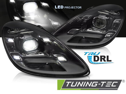 Predné Full LED svetlá Porsche Boxter Cayman 718 16- Black