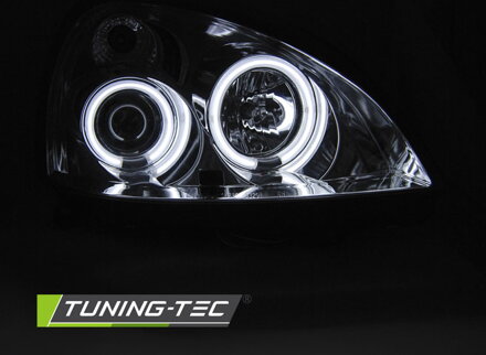 Predné svetlá Renault CLIO 01-05 CCFL Angel Eyes Black Predné svetlá Renault CLIO 01-05 CCFL Angel Eyes Black