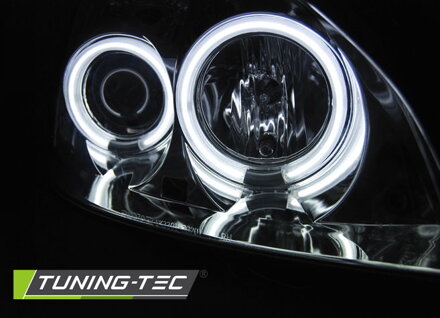 Predné svetlá Renault CLIO 01-05 CCFL Angel Eyes Black Predné svetlá Renault CLIO 01-05 CCFL Angel Eyes Black