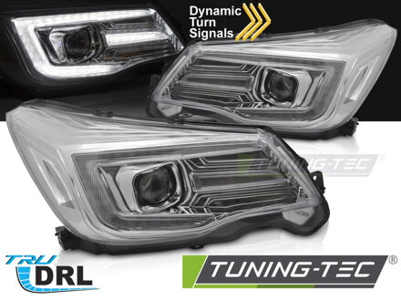 Predné svetlá Subaru Forester 13-18 DRL Chrome Predné svetlá Subaru Forester 13-18 DRL Chrome