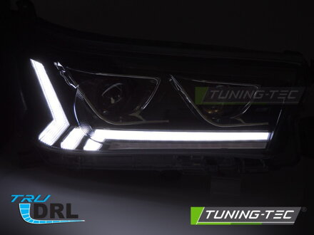 Predné Full LED svetlá Toyota Hilux 16-20 Black WL Predné Full LED svetlá Toyota Hilux 16-20 Black WL