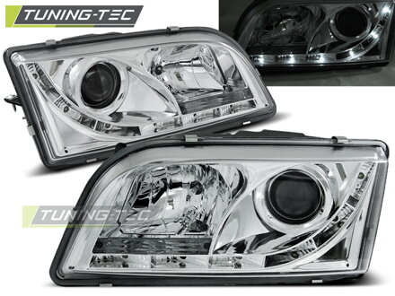 Predné Devil Eyes svetlá Volvo S40/V40 Chrome 96-03