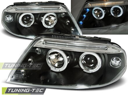 Predné svetlá VW Passat B5 3BG Black Angel Eyes Predné svetlá VW Passat B5 3BG Black Angel Eyes