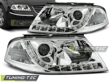 Predné svetlá VW Passat B5 3BG Devil Eyes Chrome Predné svetlá VW Passat B5 3BG Devil Eyes Chrome