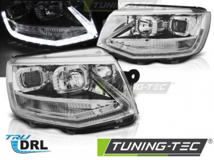 Predné svetlá VW T6 Chrome Led DRL