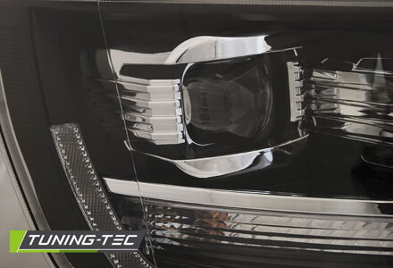 Predné svetlá VW T6 Black Led DRL