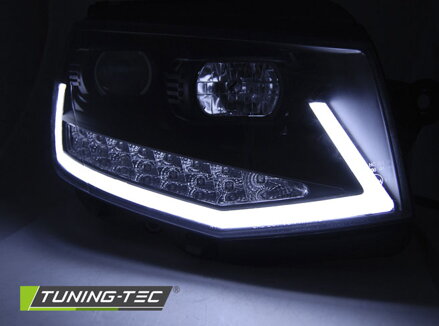 Predné svetlá VW T6 Black Tube Light Predné svetlá VW T6 Black Tube Light