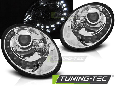 Predné svetlá VW New Beetle 06-12 Led Chrome Predné svetlá VW New Beetle 06-12 Led Chrome