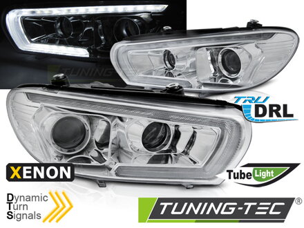Predné svetlá VW Scirocco 08-14 Dynamic Chrome Xenon