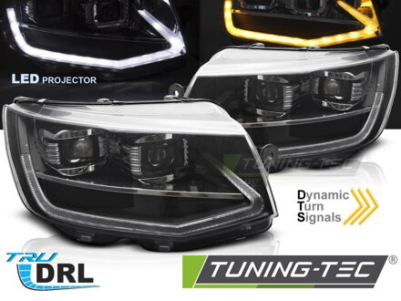 Predné Full LED svetlá VW T6 Black Predné Full LED svetlá VW T6 Black