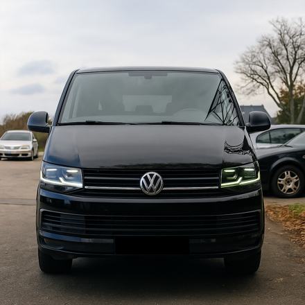 Predné Full LED svetlá VW T6 DRL Black