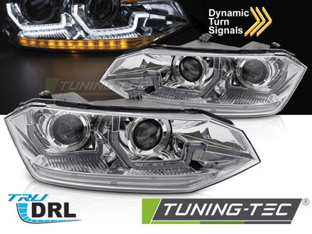 Predné svetlá VW Polo 2G LED Chrome Dynamic Predné svetlá VW Polo 2G LED Chrome Dynamic