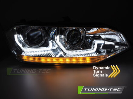 Predné svetlá VW Polo 2G LED Chrome Dynamic Predné svetlá VW Polo 2G LED Chrome Dynamic