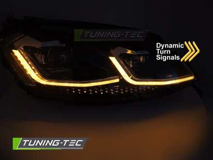 Predné svetlá VW Golf 7 17-19 Silver