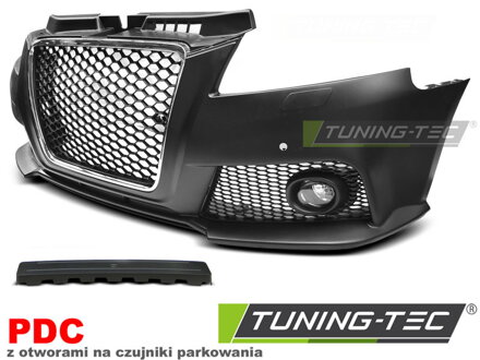Predný nárazník Audi A3 8P 08-12 Sport Chrome Black PDC Predný nárazník Audi A3 8P 08-12 Sport Chrome Black PDC