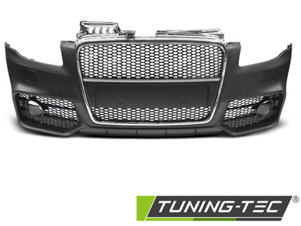Predný nárazník Audi A4 04-08 Sport Chrome Black ZPAU17