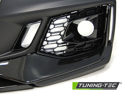 Predný nárazník Audi A4 B9 15-19 Sport Glossy Black PDC Predný nárazník Audi A4 B9 15-19 Sport Glossy Black PDC