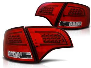 Zadné svetlá Audi A4 B7 04-08 Avant Red White Led Bar