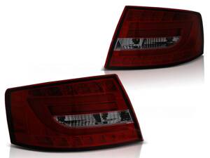 Zadné svetlá AUDI A6 C6 04-08 Red Smoke Led 6-PIN