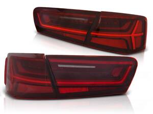 Zadné svetlá Audi A6 C7 11-14 Sedan Red White Led Bar SEQ