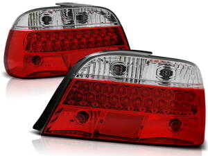 Zadné svetlá BMW E38 94-01 Clear Red Led