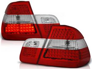 Zadné svetlá BMW E46 Sedan 98-01 Red White Led