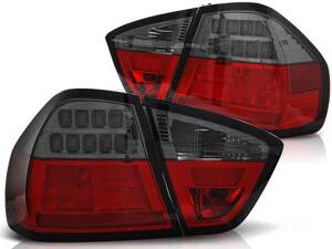 Zadné svetlá BMW E90 Sedan 05-08 Red Smoke Led Bar