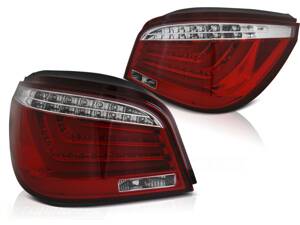 Zadné svetlá BMW E60 07-09 LCI Red White Led Bar