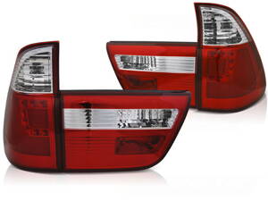 Zadné svetlá BMW E53 X5 99-03 Red White Led Bar