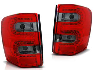 Zadné LED svetlá Jeep Grand Cherokee 99-05 Red Smoke