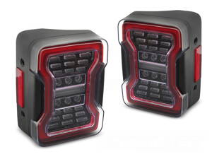 Zadné LED svetlá Jeep Wrangler 07-18 Black