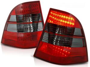 Zadné svetlá Mercedes ML W163 98-05 Led Red Smoke