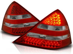 Zadné svetlá Mercedes R170 SLK 96-04 Red White LED  