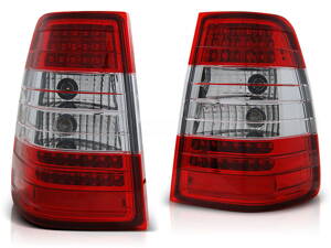 Zadné svetlá Mercedes W124 Kombi E 85-95 Red White Led