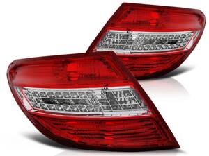 Zadné svetlá Mercedes C W204 Sedan 07-10 Red White Led