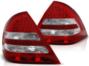 Zadné svetlá Mercedes W203 Sedan 04-07 Red White Led