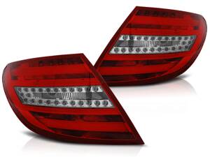 Zadné svetlá Mercedes C W204 Sedan 07-10 Red White Led Bar