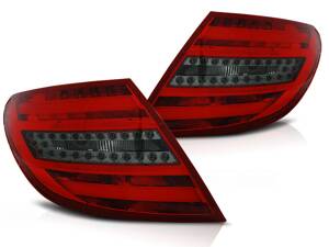 Zadné svetlá Mercedes C W204 Sedan 07-10 Red Smoke Led Bar