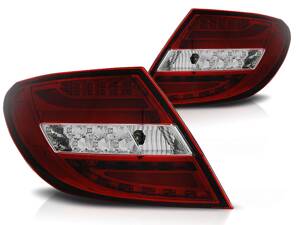 Zadné svetlá Mercedes W204 Sedan 07-10 Red White Led Bar