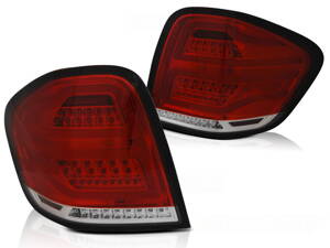 Zadné svetlá Mercedes ML W164 05-08 Red White LED