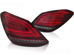 Zadné svetlá Mercedes C W205 14-18 Red White Led