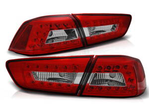 Zadné svetlá Mitsubishi Lancer 8 Sedan 08-11 Red White Led