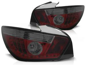 Zadné diodové svetlá Seat Ibiza 6J 3D 08-12  Red Smoke Led