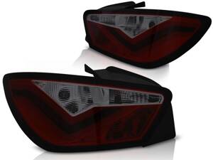 Zadné svetlá Seat Ibiza 6J 3D 08-12 Red Smoke LED BAR