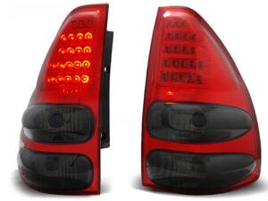 Zadné svetlá Toyota Land Cruiser 120 03-09 Red Smoke Led