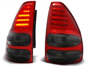 Zadné svetlá Toyota Land Cruiser 120 Red Smoke Led