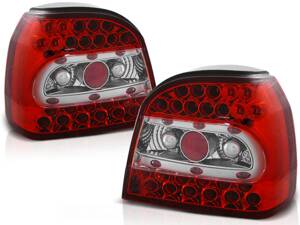 Zadné svetlá Volkswagen Golf III Clear Red LED