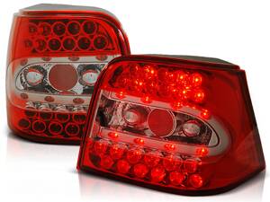 Zadné svetlá Volkswagen Golf IV 97-03 Red White Led