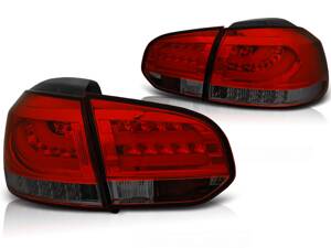 Zadné svetlá Volkswagen Golf 6 Red Smoke Led Bar